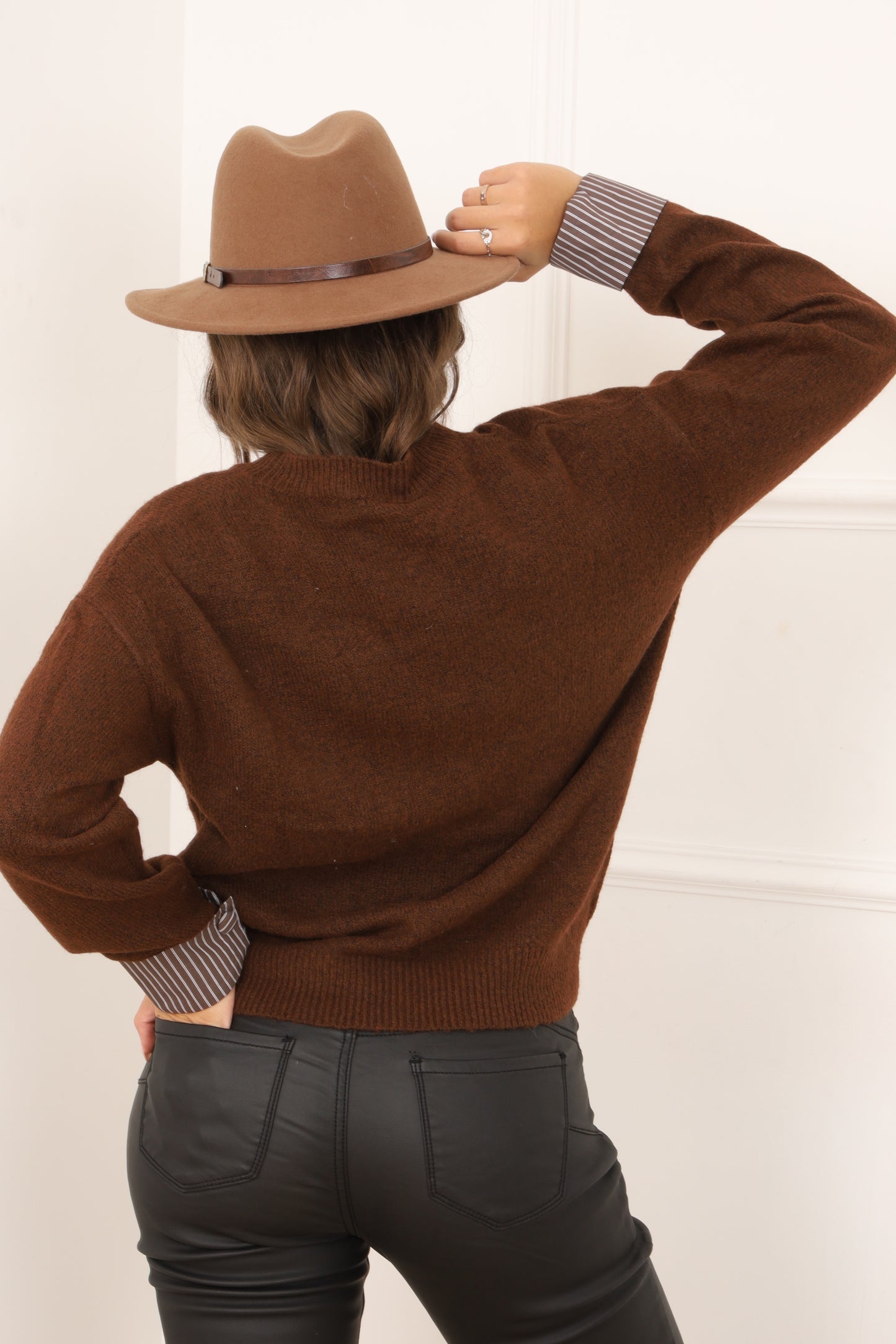 PULL AVEC MANCHE CHEMISE