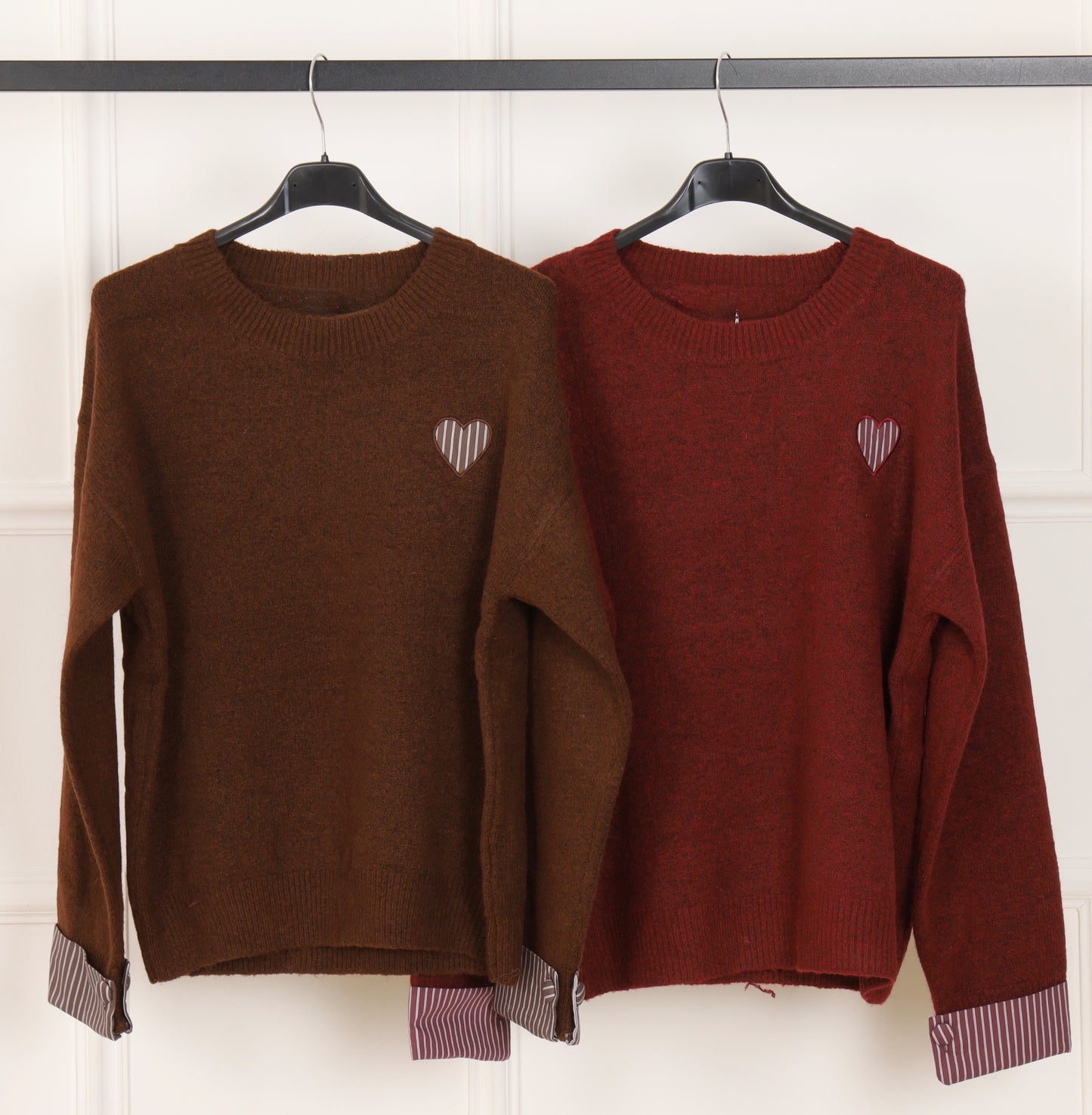 PULL AVEC MANCHE CHEMISE