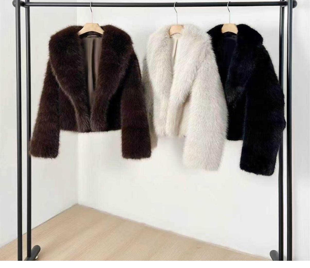 Veste en fausse fourrure