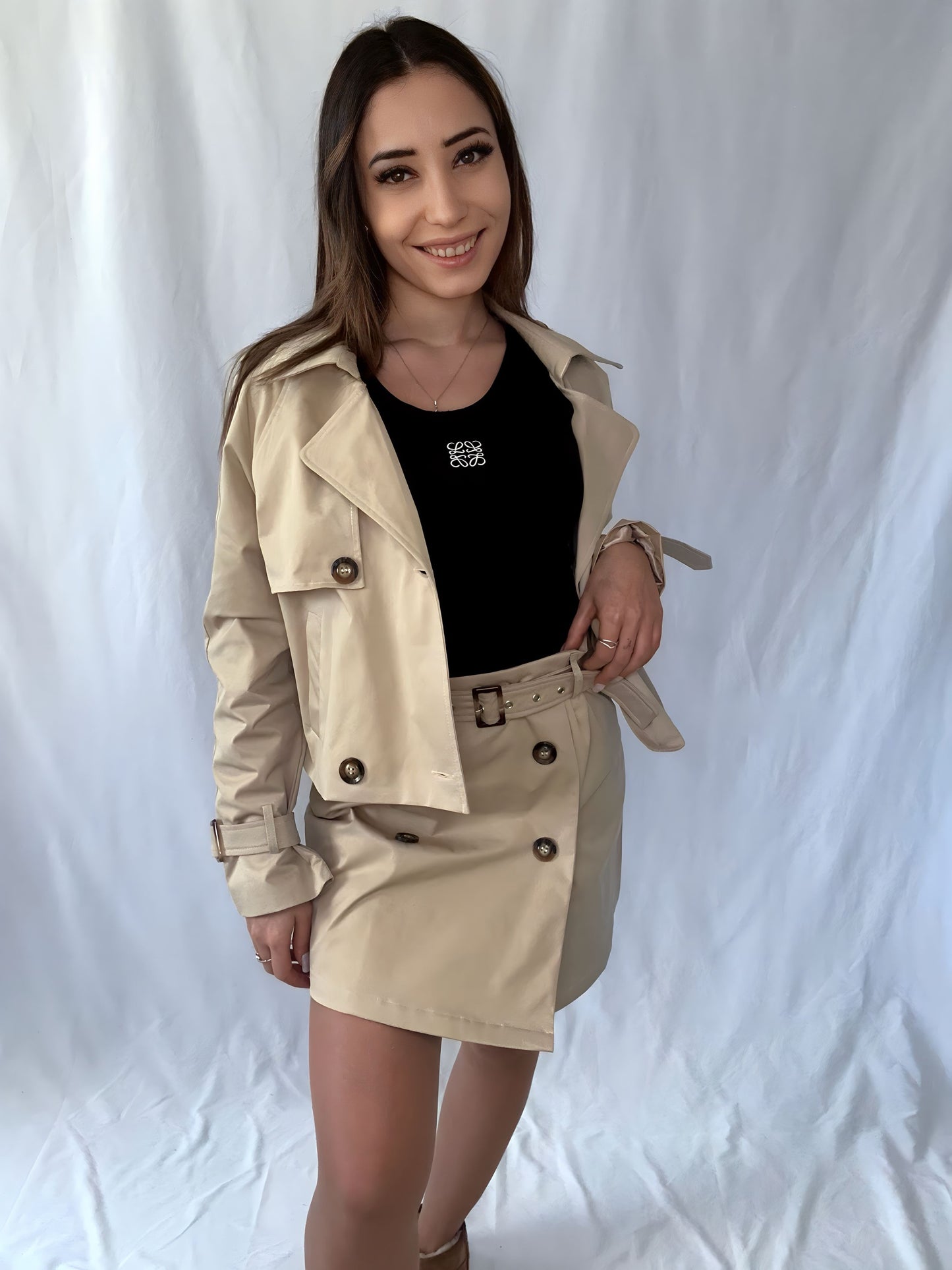 veste trench court
