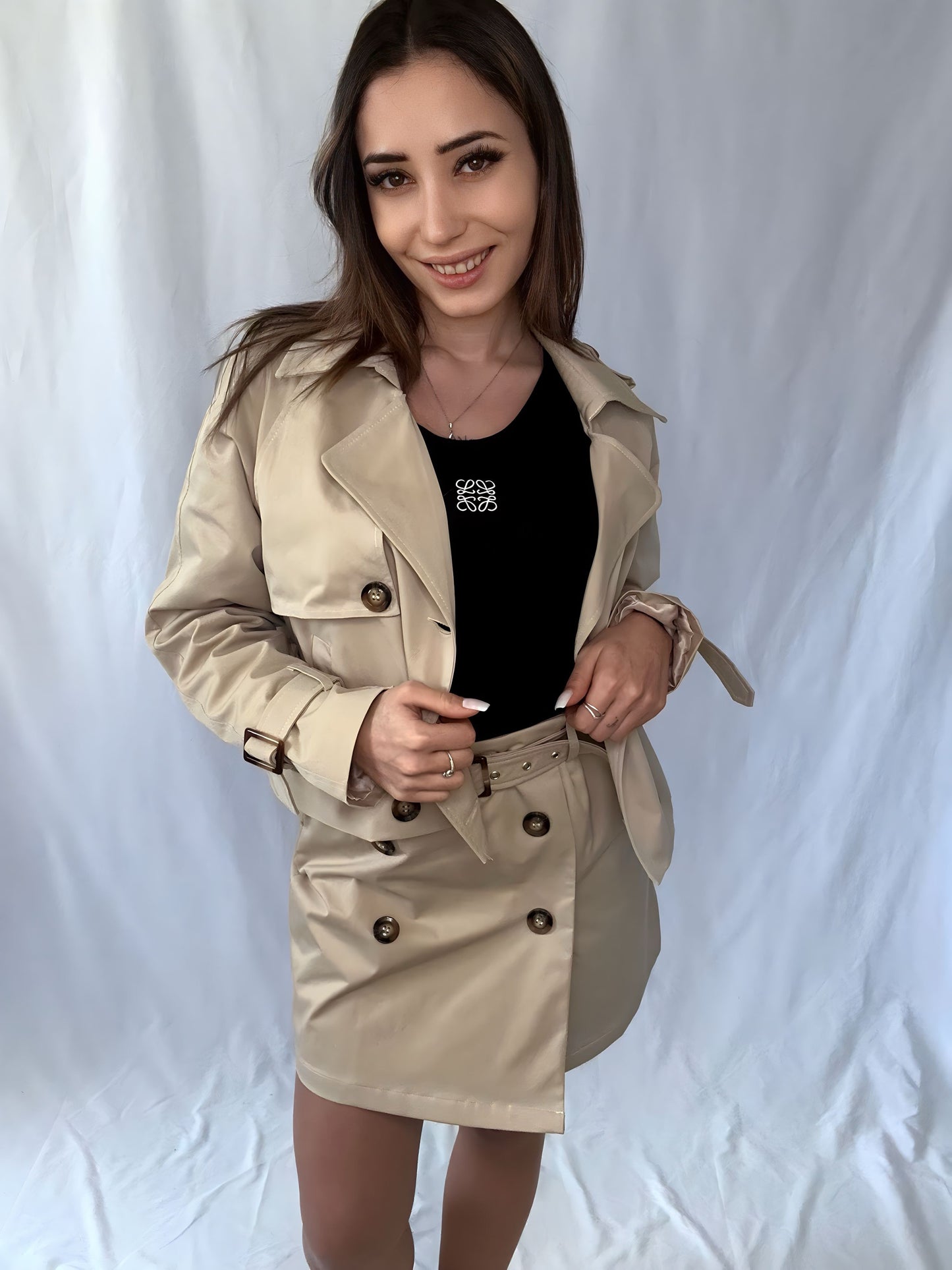 veste trench court