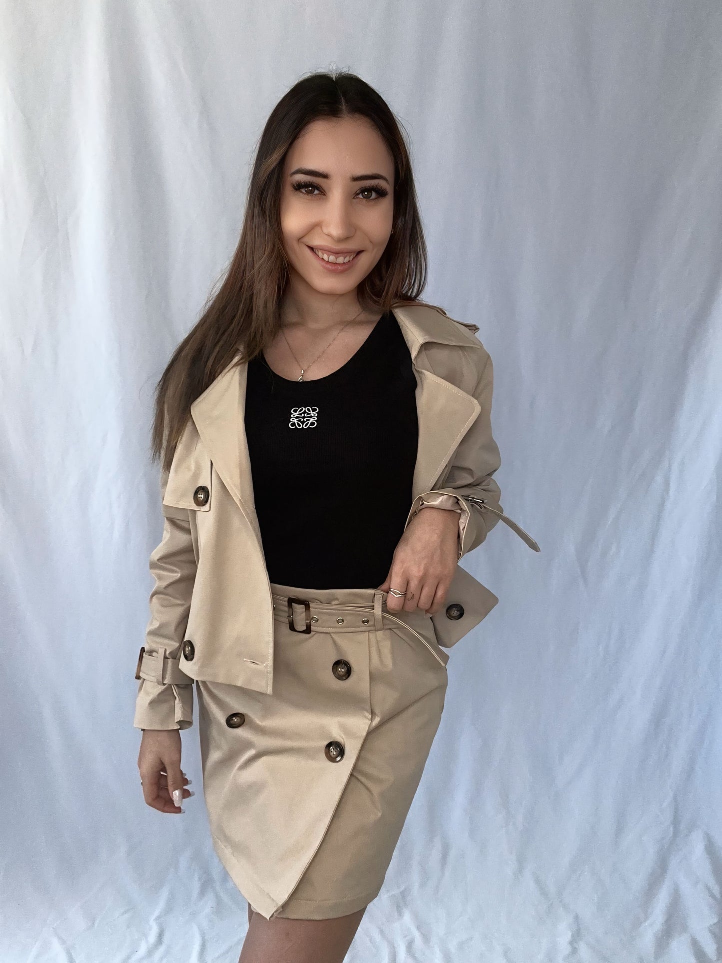 veste trench court