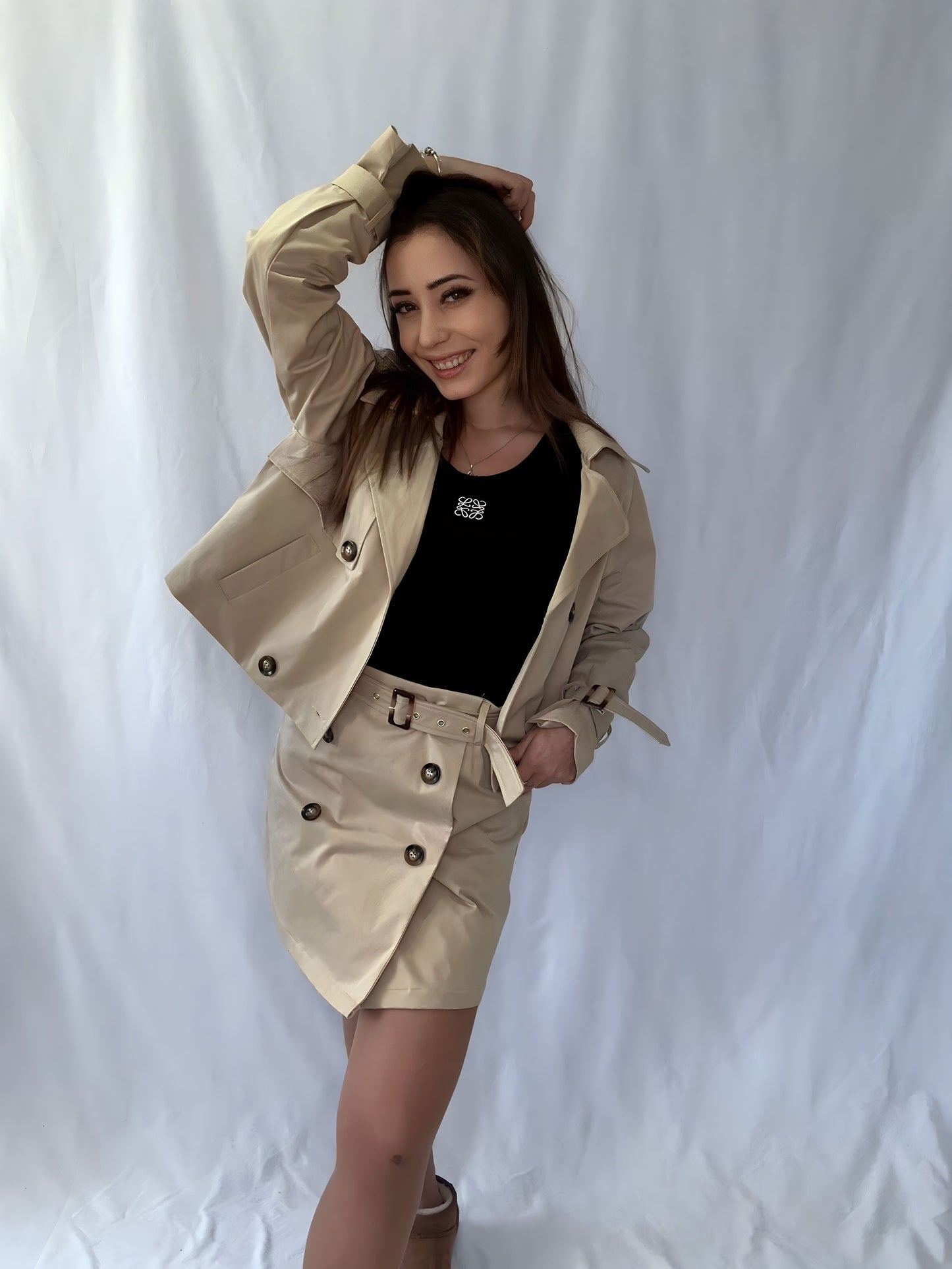veste trench court