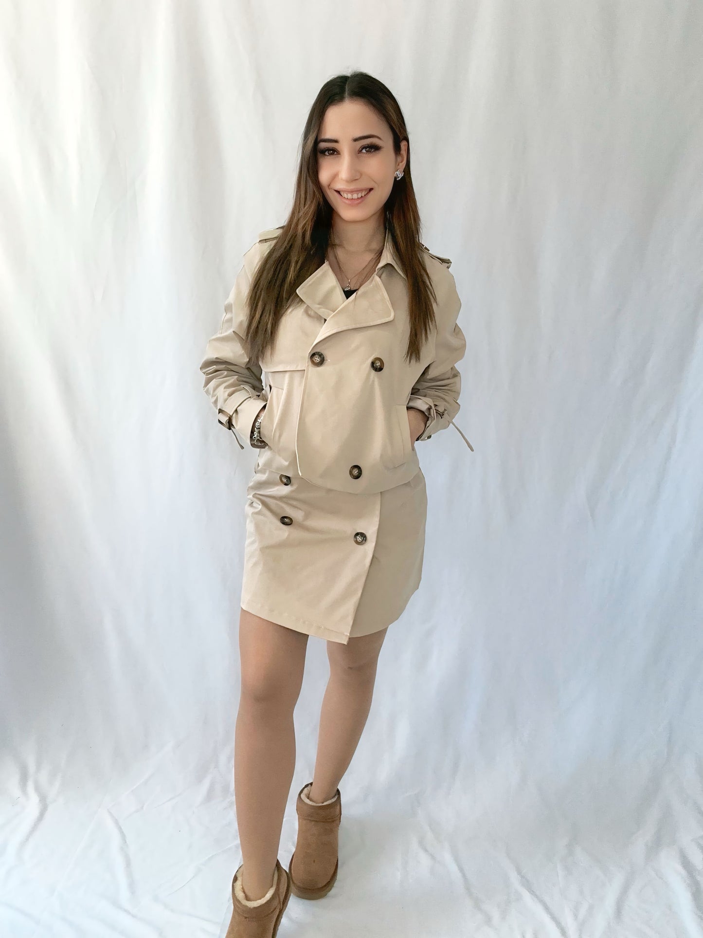 veste trench court