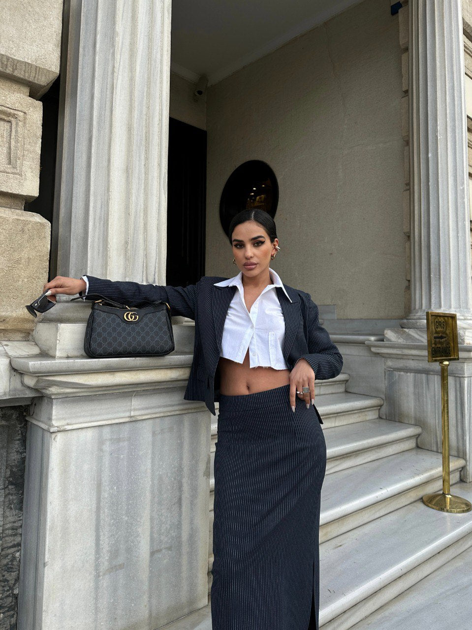 Ensemble veste et jupe longue
