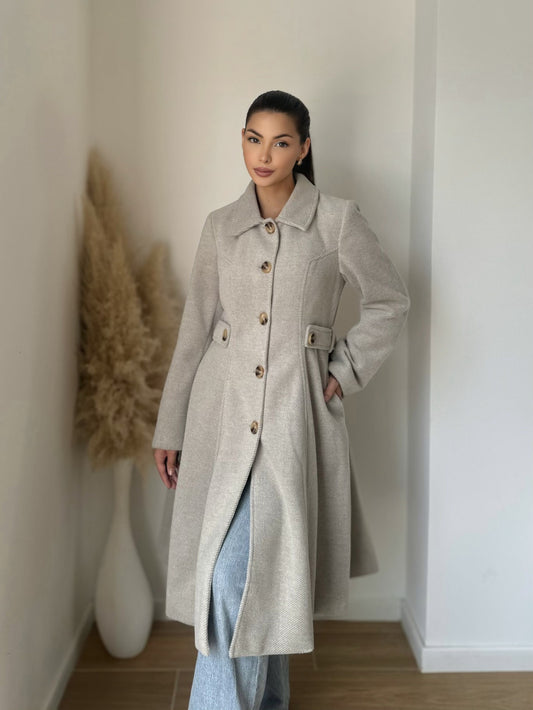 Manteau effet cachemire ( ECHARPE COMPRIS)