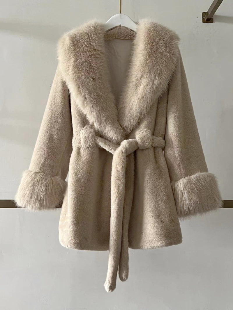 Manteau fausse fourrure