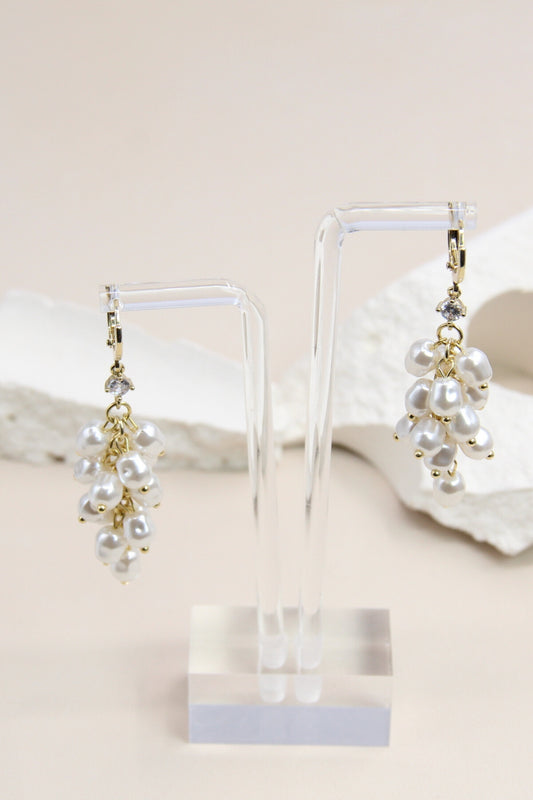 Boucles d’Oreilles perle en tige Argent 925 : Élégance Perlée