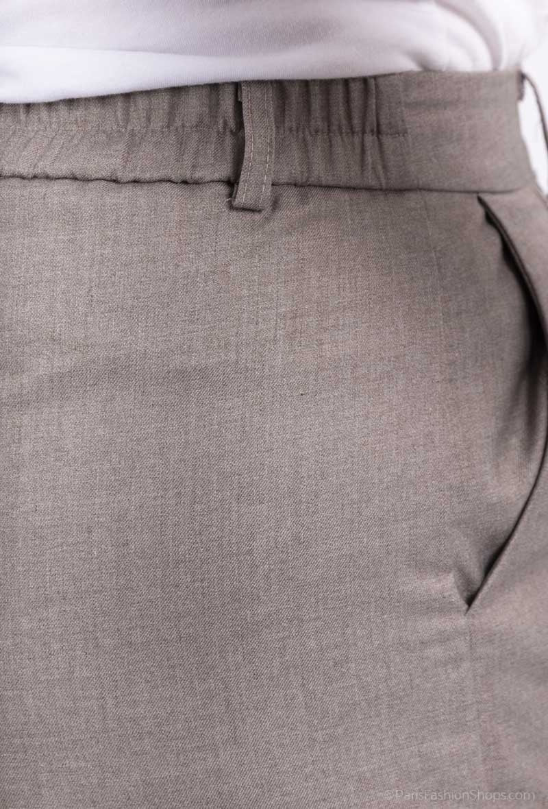 Pantalon à plis Plus size