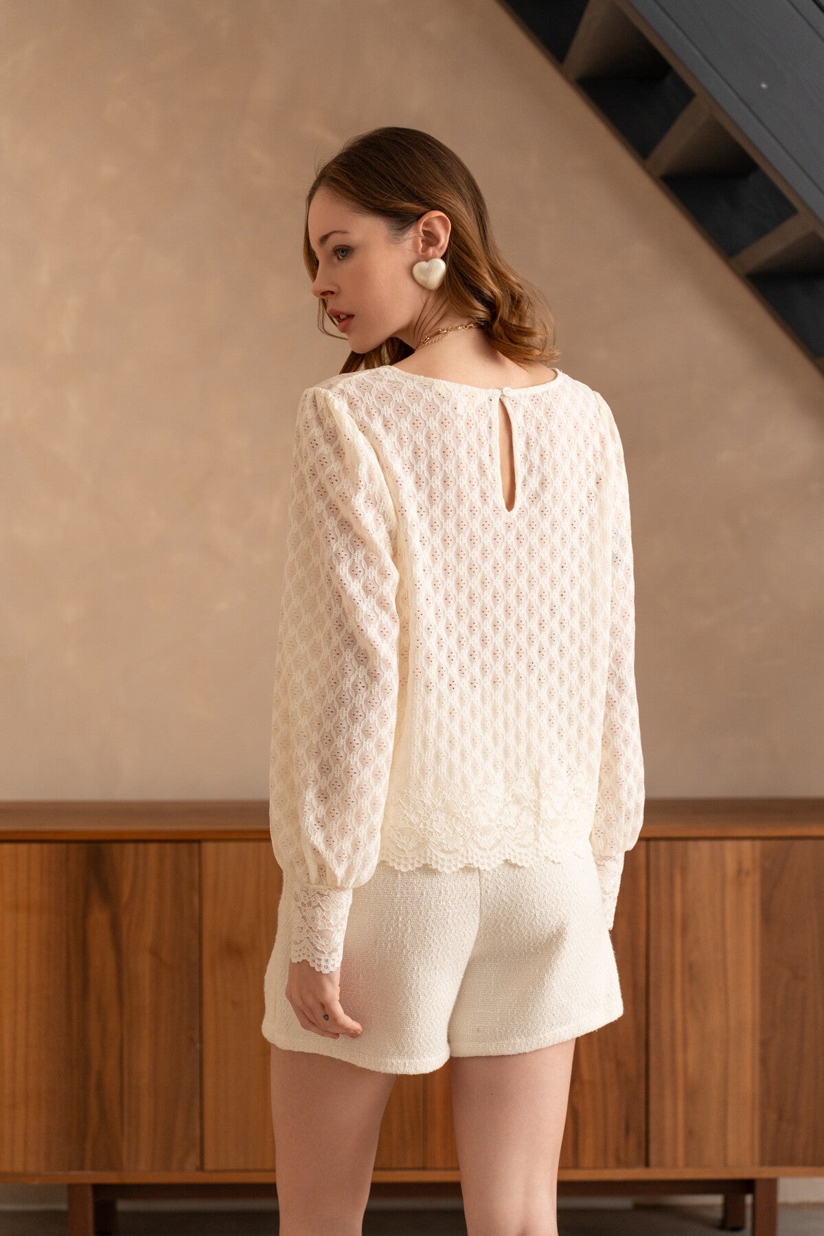 Blouse en dentelle