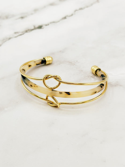 JONC LÉOPARD ET NOEUD