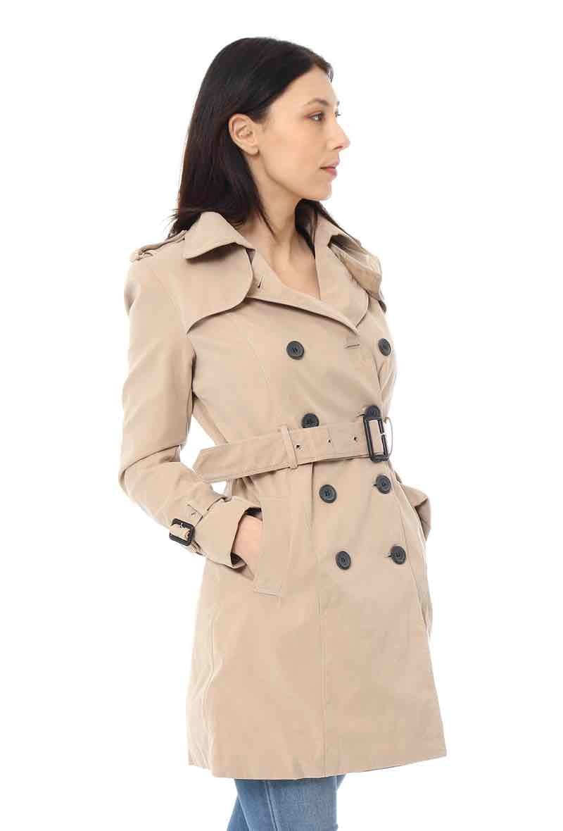 Trench-coat avec ceinture