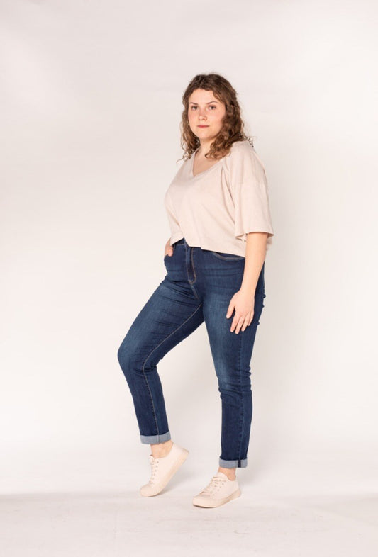 Jean taille haute Curvy