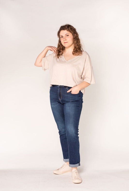 Jean taille haute Curvy