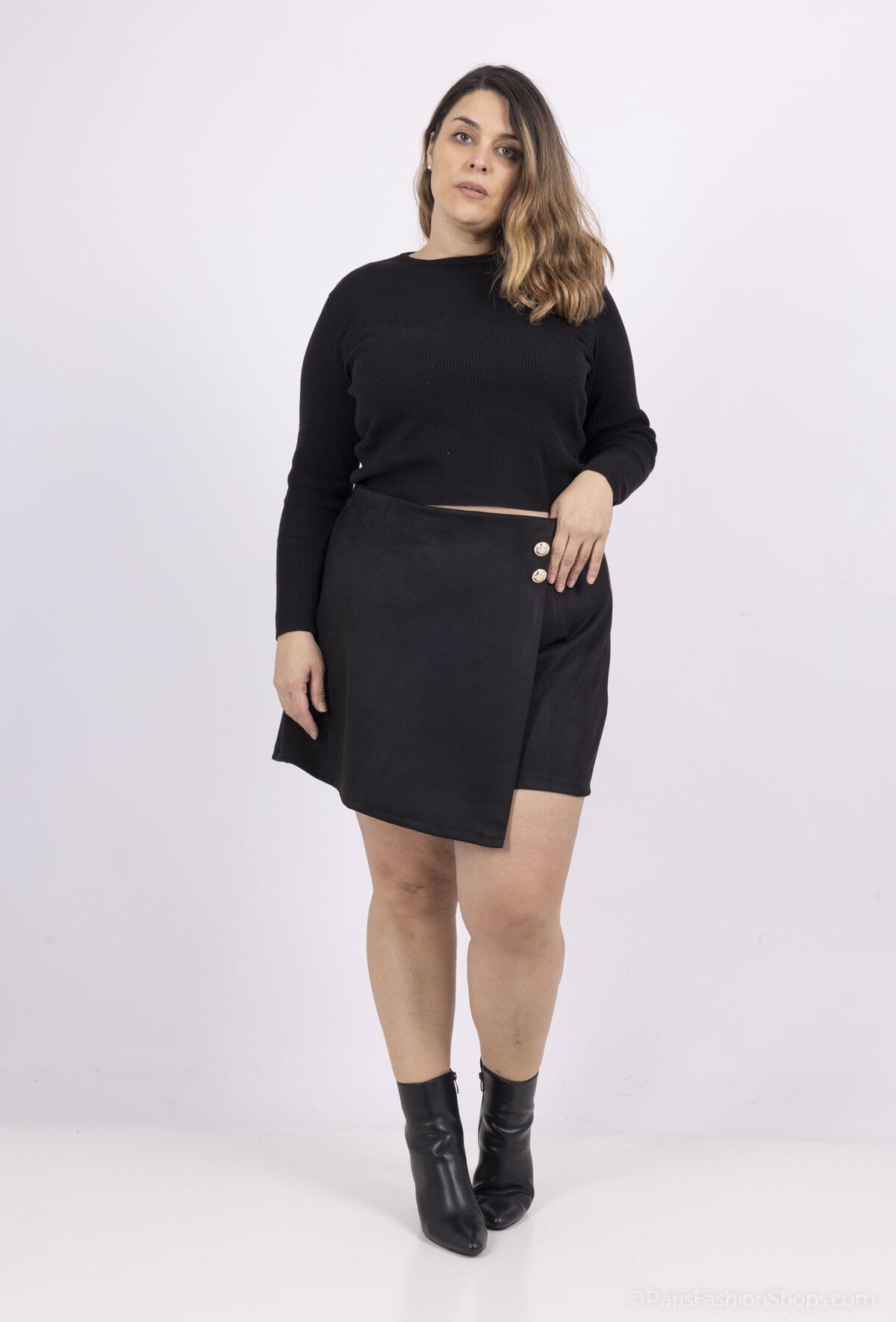 Shape Micro jupe texturée noire | FR Shape Micro jupe texturée noire | FR