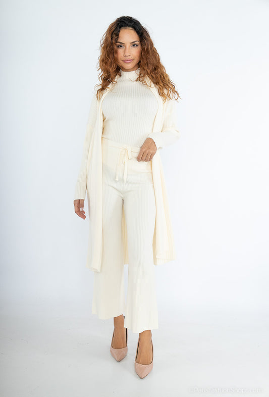 Ensemble 3 pièces en maille