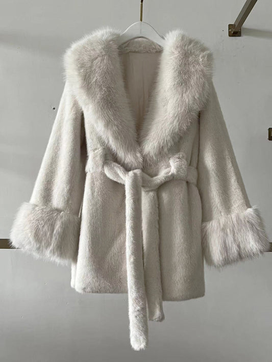 Manteau fausse fourrure