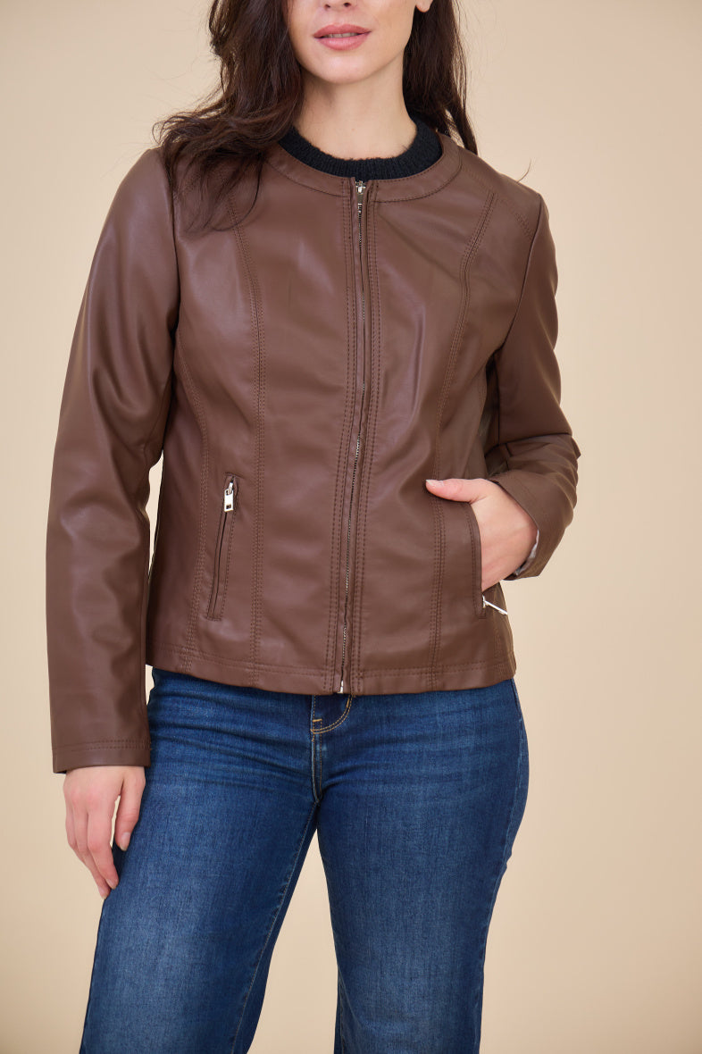 VESTE SIMILI CUIR