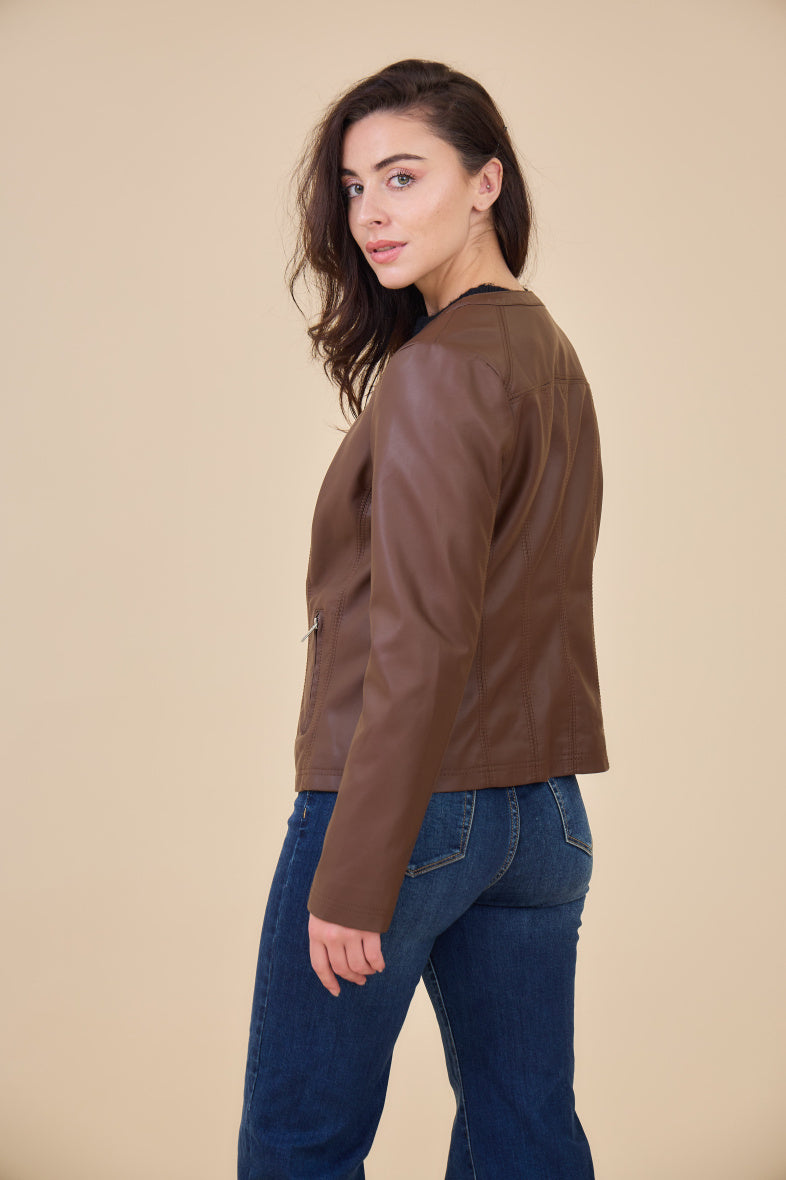 VESTE SIMILI CUIR