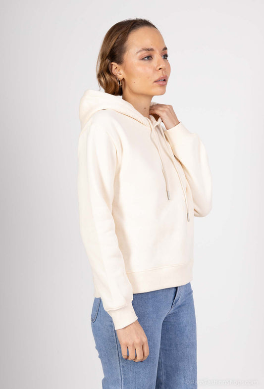 Sweat à capuche imprimé cœur léopard